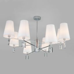 Люстра Eurosvet 60137/8 хром (EUROSVET 60137/8 хром)
