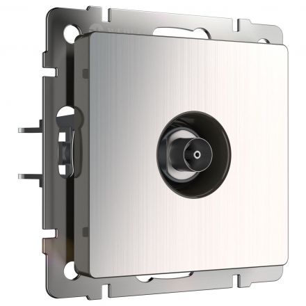 ТВ розетка оконечная Werkel W1183002 глянцевый никель (WL02-TV)