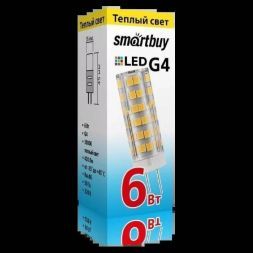 Капсульная светодиодная лампа 6W 3000K G4 Smartbuy SBL-G4220 6-30K