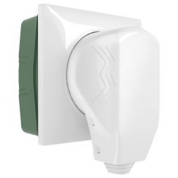 Розетка с вилкой для электроплиты 32А 250В (белый) Werkel W1189201