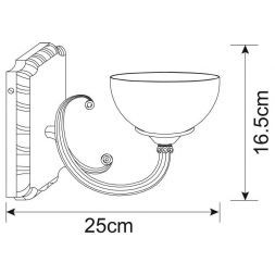 Бра Arte Lamp A3777AP-1AB