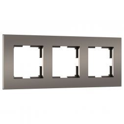 Рамка на 3 поста Slab (бронза матовый) W0032963 Werkel
