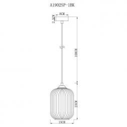 Светильник подвесной Arte Lamp A1902SP-1BK