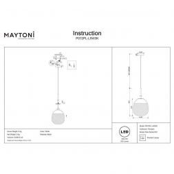 Светильник подвесной Maytoni P072PL-L5W3K