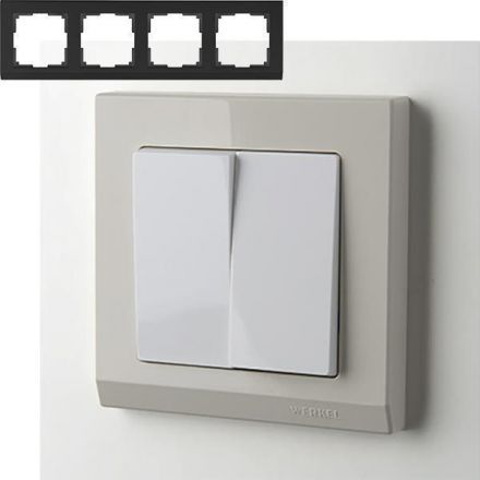 Рамка 4-местная Werkel W0042003 слоновая кость (WL03-Frame-04)
