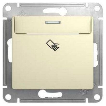 Выключатель карточный Schneider Electric Glossa Беж , сх.6 GSL000269