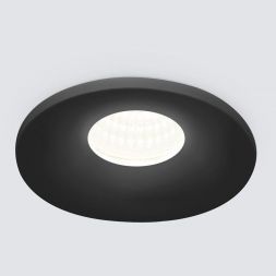 Встраиваемый точечный светодиодный светильник Elektrostandard 15270/LED черный