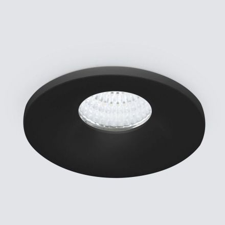 Встраиваемый точечный светодиодный светильник Elektrostandard 15270/LED черный