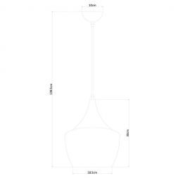 Светильник подвесной Arte Lamp A3407SP-1BK