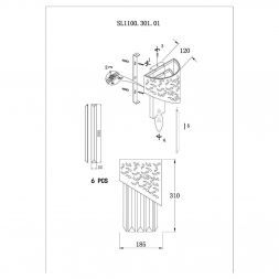 Бра ST Luce SL1100.301.01 TEFINA