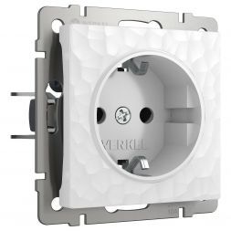 Розетка с заземлением Werkel W1271001 белый