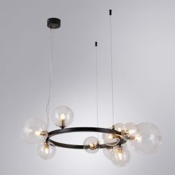 Подвесная люстра Arte Lamp A7790SP-10BK Vincent