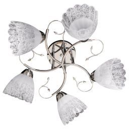 Потолочный светильник 10107/5CR WT ЭкономСвет (EKONOMSVET 10107/5CR WT) Потолочный светильник 10107/5CR WT ЭкономСвет (EKONOMSVET 10107/5CR WT)