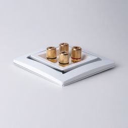 Акустическая розетка Werkel W1185001 белый (WL01-AUDIOx4)