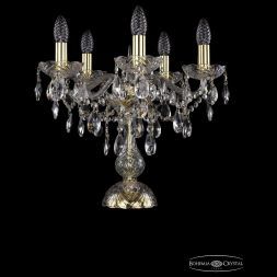 Настольная лампа Bohemia Ivele Crystal 1415L/5/141-39/G