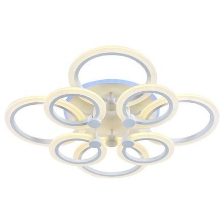 Потолочный светодиодный светильник 8076/4+4 WHT 144W+11W RGB белый Profit Light