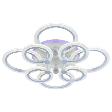 Потолочный светодиодный светильник 8076/4+4 WHT 144W+11W RGB белый Profit Light