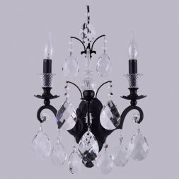 Бра Crystal Lux Magnifico AP2 Black/Transparent