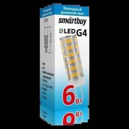 Капсульная светодиодная лампа 6W 6400K G4 Smartbuy SBL-G4220 6-64K