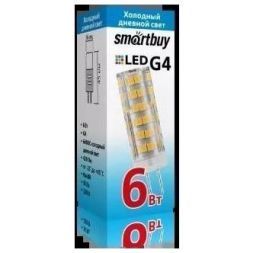 Капсульная светодиодная лампа 6W 6400K G4 Smartbuy SBL-G4220 6-64K
