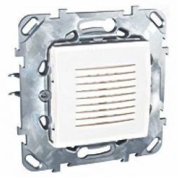 Звонок 70 дБ/1м Schneider Electric Unica Бел, 3 входа, 6 мелодий MGU5.786.18ZD