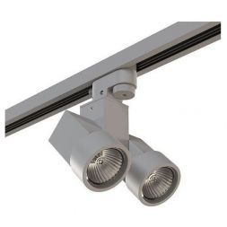 Трековый однофазный светильник A1T051030 серый Illumo X1 Lightstar