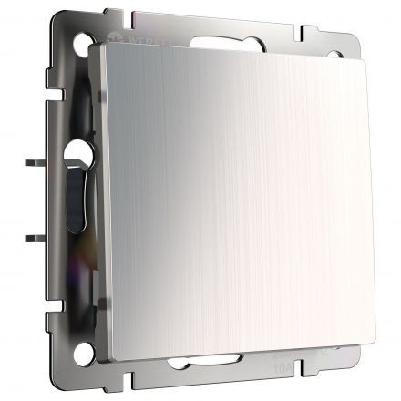 Выключатель одноклавишный Werkel W1110002 глянцевый никель (WL02-SW-1G)
