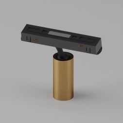 Slim Magnetic Умный трековый светильник 5W 2700-6500K Dim Cantors (латунь) Elektrostandard