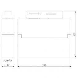 Garda светильник Черный 10W 4200K однофазный 85017/01 Elektrostandard