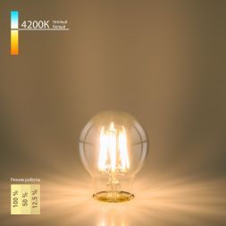 Филаментная светодиодная лампа Elektrostandard Dimmable 9W 4200K E27 (A60 прозрачный) (BLE2715)