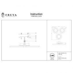 Потолочный светодиодный светильник Freya Blis FR6010CL-L51W