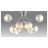 Потолочная люстра Crystal Lux Medea PL9 Chrome