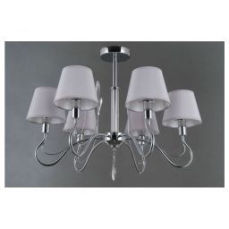 Светильник потолочный Linvel LV 9367/6 Ясон Хром Е14 40W D660 H500мм (LINVEL LV 9367/6 Ясон Хром Е14 40W)