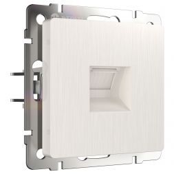Телефонная розетка RJ-11 Werkel W1182013 перламутровый рифленый (WL13-RJ-11)