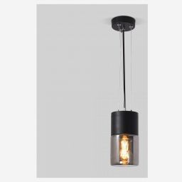 Уличный подвесной светодиодный светильник Roil чёрный/дымчатый плафон IP54 Elektrostandard 35125/H (ESTD 35125/H)