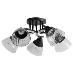 Люстра ЭкономСвет 12205/5BK CL+BK (EKONOMSVET 12205/5BK CL+BK)