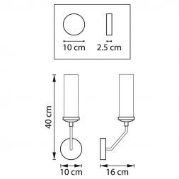 Бра Lightstar Flume 723615