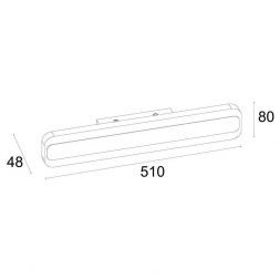 Настенный светильник Elektrostandard Ivata LED хром (MRL LED 1085)