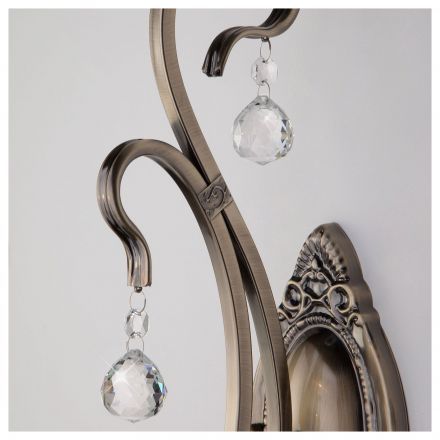 Бра Eurosvet 12505/1 бронза/хрусталь