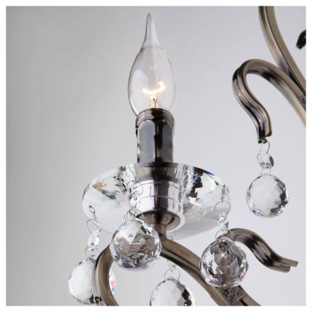 Бра Eurosvet 12505/1 бронза/хрусталь