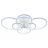 Потолочный светодиодный светильник 8077/6 WHT 168W+8W RGB Profit Light