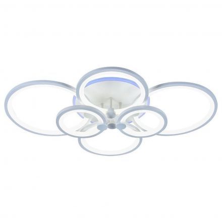 Потолочный светодиодный светильник 8077/6 WHT 168W+8W RGB Profit Light