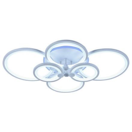 Потолочный светодиодный светильник 8077/6 WHT 168W+8W RGB Profit Light