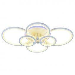 Потолочный светодиодный светильник 8077/6 WHT 168W+8W RGB Profit Light