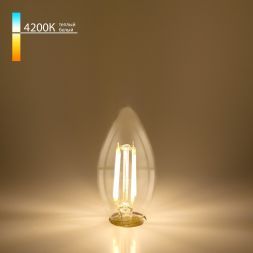 Филаментная светодиодная лампа Elektrostandard Свеча BLE1412 7W 4200K E14 (C35 прозрачный) (BLE1412)