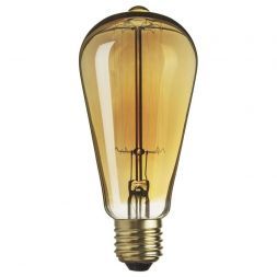 Лампа накаливания Navigator 71 957 NI-V-ST64-SC17-60-230-E27-CLG