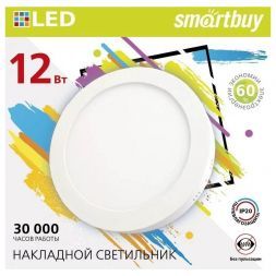Накладной светодиодный светильник 12W 4000K Smartbuy SBL-RSDL-12-4K