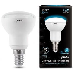 Лампа Gauss 106001206 LED Reflector R50 E14 6W 4100K