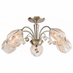 Люстра Linvel LV 9318/5 Теннеси Античная бронза (LINVEL LV 9318/5 Теннеси Античная бронза Е14 40W)