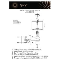 Бра Aployt APL.838.01.01